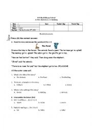 English Worksheet: worksheet writing is exciting