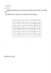 English Worksheet: game