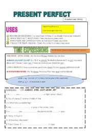 English Worksheet: present perfect