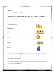 English Worksheet: Pre-reading activity