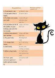 English Worksheet: Superstitions