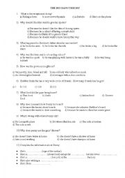 English Worksheet: THE BIG BANG THEORY SEASON 1 EPISODE 1