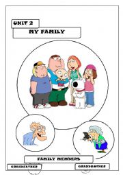 English Worksheet: Family Members