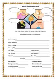 English Worksheet: task for BBC cartoon