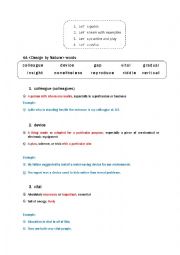 English Worksheet: Vocabulary from Reading Explorer 4_4A