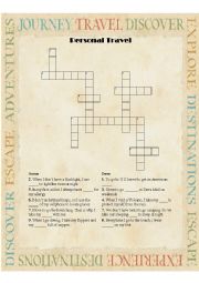 Personal Travel Puzzle