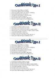 conditional type I and II