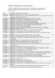 English Worksheet: Hurrican Andrew Article with Guided Highlighted Reading