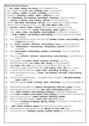 English Worksheet: grammar