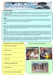 English Worksheet: The Ice Bucket Challenge