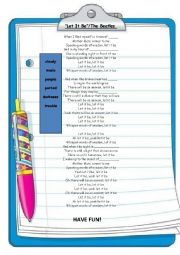 English Worksheet: Let It Be/by The Beatles