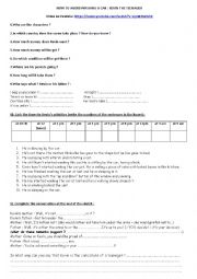 English Worksheet: Kevin the teenager (video)