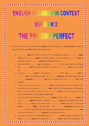 English Worksheet: Grammar in Context Series