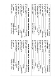 English Worksheet: Plural nouns