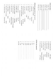 English Worksheet: dates and was/were