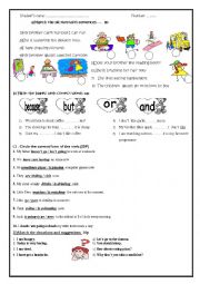 English Worksheet: english test