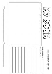 English Worksheet: My room