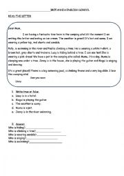 English Worksheet: Present Continuous