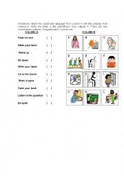 English Worksheet: directions