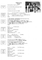 English Worksheet: Worksheet Radio Gaga (Queen)