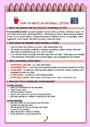 HOW TO WRITE AN INFORMAL LETTER?