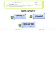 English Worksheet: Mass Media Unscramble and paste Activity