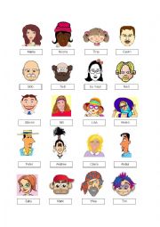 English Worksheet: Describing People