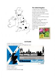 English Worksheet: SCOTLAND S independence + The United Kingdom