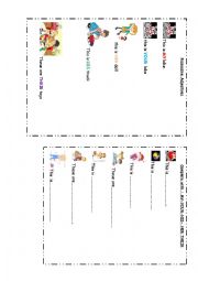 English Worksheet: Presentation and practice of possessive adjective