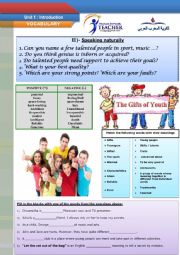 English Worksheet: The youth