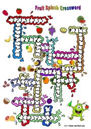 Fruit Splash Crossword