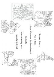 English Worksheet: Fairy tales characters