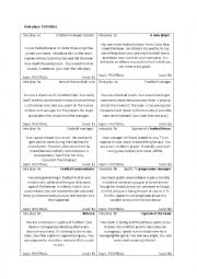 English Worksheet: Football role-plays 