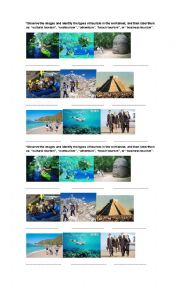 English Worksheet: types of tourism 