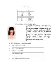 English Worksheet: Antonyms/simple present review in 