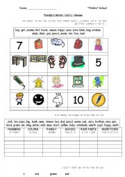 English Worksheet: efl 4th grade test