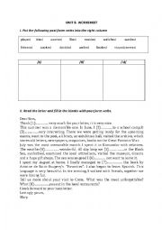 English Worksheet: past simple