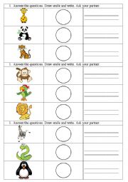 English Worksheet: Wild animals