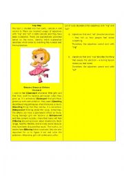 English Worksheet: Adjectives with 