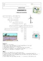 Environment Crossword