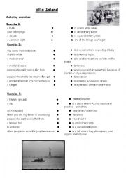 English Worksheet: Immigration