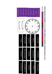 English Worksheet: Making sentences with was/were