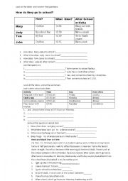 English Worksheet: Present simple tense exercies