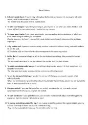 English Worksheet: English Idioms 