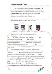 English Worksheet: Past Tense and Quantifiers