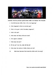 English Worksheet: Dark Shadows by Tim Burton (Official Trailer)