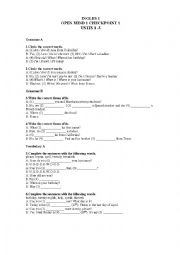 English Worksheet: SIMPLE PRESENT 