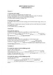 English Worksheet: ADVANCED GRAMMAR