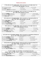 English Worksheet: The passive voice