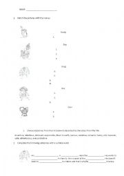 English Worksheet: Worksheet on the film The Croods